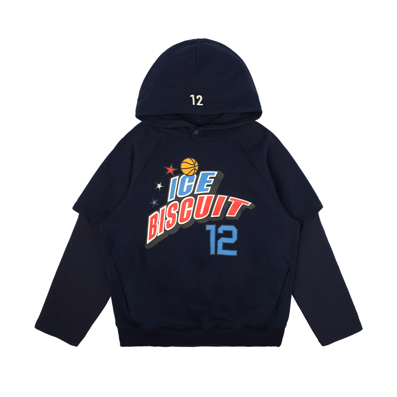 ICEBISCUIT BASKETBALL LAYERED HOODIE_IB41TH543
