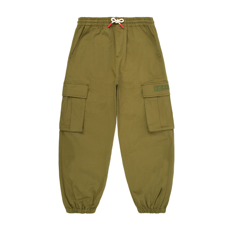 ICEBISCUIT LETTER CARGO JOGGER PANTS_IB41PL551