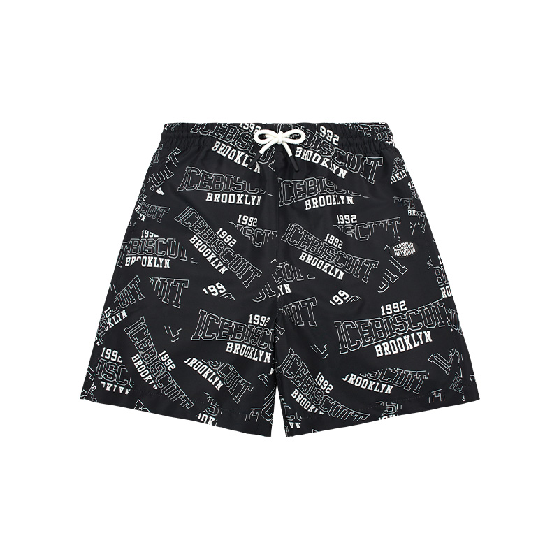 ALLOVER ICEBISCUIT LETTERING SHORTS_IB41PL505