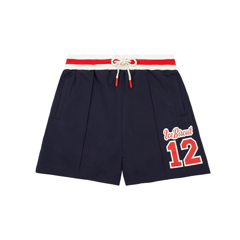 ICEBISCUIT GRAPHIC POINT SWEAT SHORTS_IB42PD607