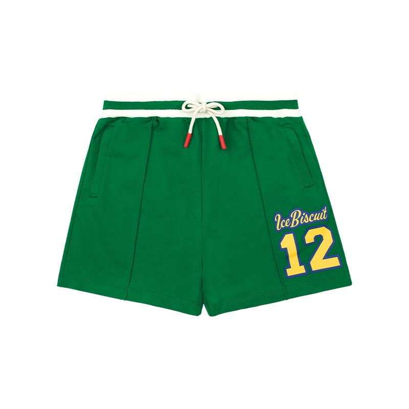 ICEBISCUIT GRAPHIC POINT SWEAT SHORTS_IB42PD607